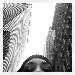 Times Square hoofing.