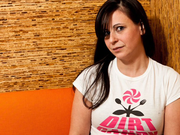 Chef Amanda Cohen at Dirt Candy