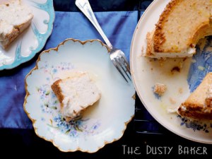 Gluten and dairy-free Rosemary Lemon Angel Food Cake