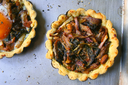 Ramp and Maitake Tart - Gluten-free - The Dusty Baker-3