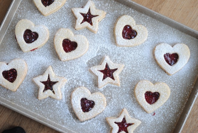 Gluten-Free Raspberry Linzer Cookies - The Dusty Baker (1)