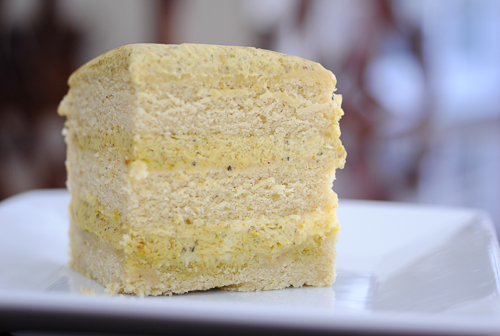 Piscachio Layer Cake - TheDustyBaker